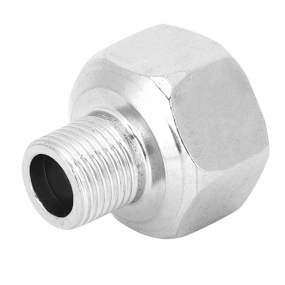 Stainless Steel Hex Head Reducer Pipe Connector Fitting Male Thread G1/2in Female Thread G1in