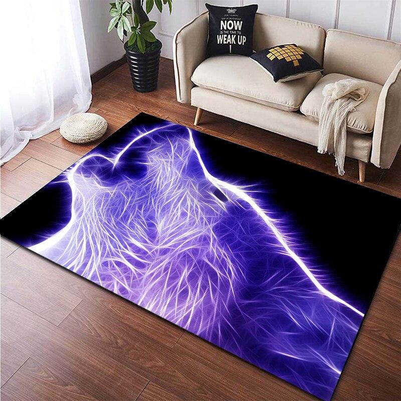 Custom Animal Carpet Wolf Pattern Home Decoration Living Room Lobby Decoration Home Decoration Accessories Wolf Splicing Carpet