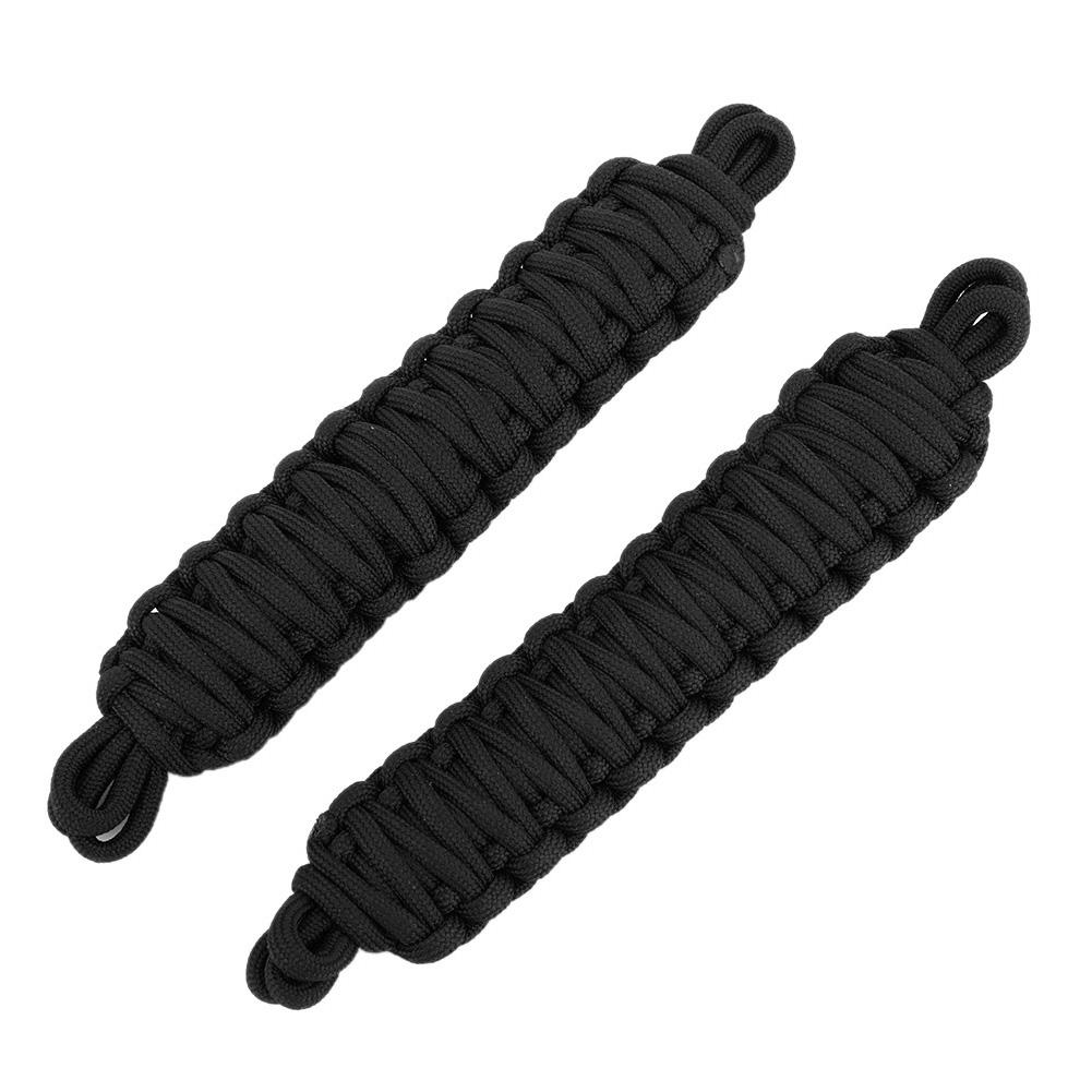 2pcs Car Door Restriction Rope Protection Limiting Strap Fits for Jeep Wrangler TJ 1997 2006Black