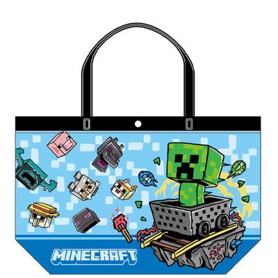 K Company Виниловая сумка Minecraft, Синяя, CVB3-MCT-BL, В27 x Ш42 x Г12см