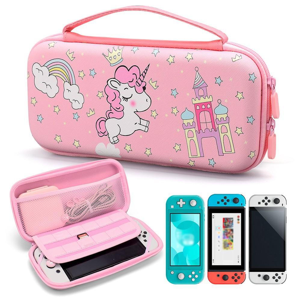 Чехол для Switch/Switch OLED/Switch Lite, портативная дорожная сумка для хранения Animal Crossing с 10 держателями игровых карт
