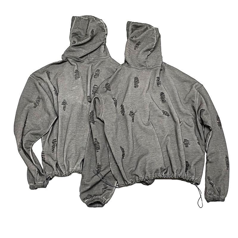 Хулиганский клуб Американский ретро Потертый худи