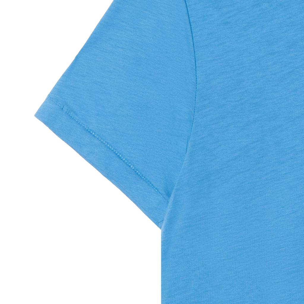 Burberry T-Shirts Men's Blue Crew Neck Moderate Straight Fit 40618221