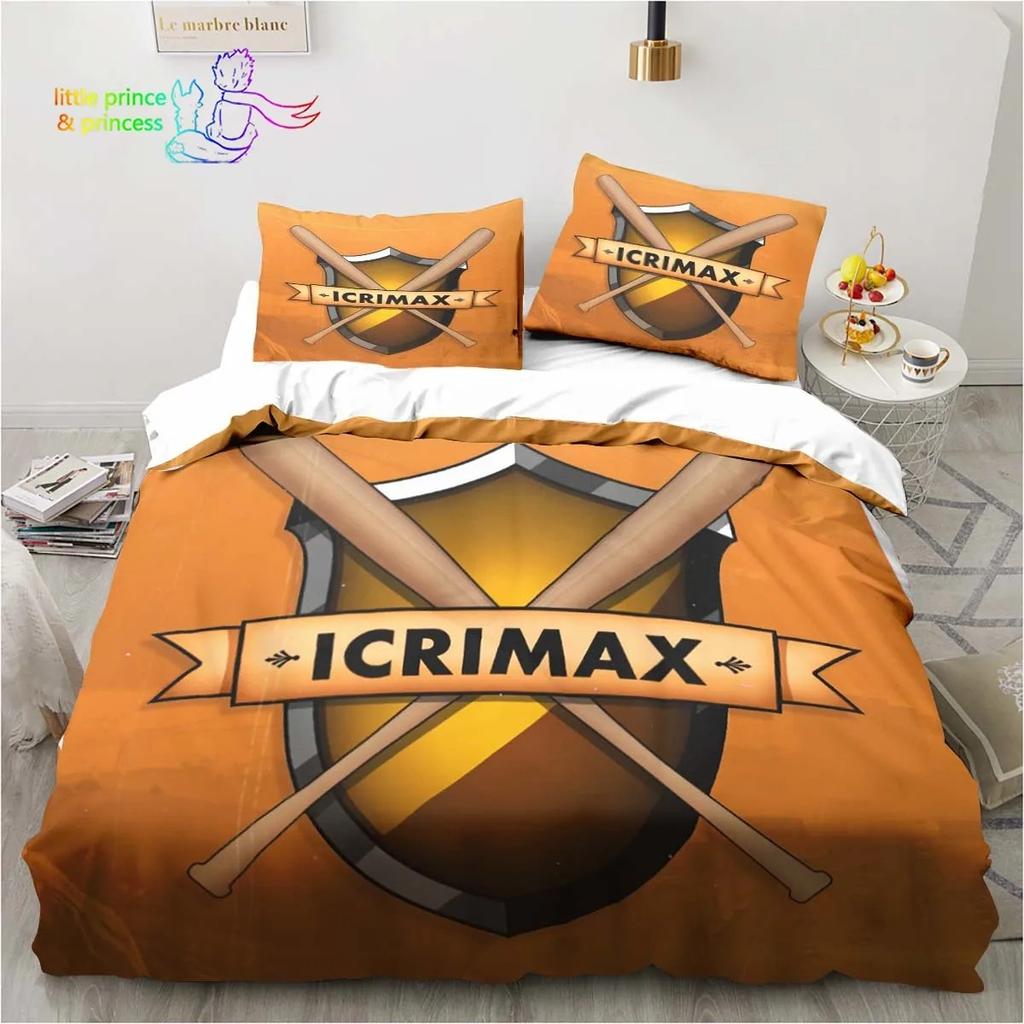 Icrimax 3D Печать Удобное Пододеяльник Наволочка Комплект Постельного Белья Украшение Детской Комнаты Домашний Текстиль