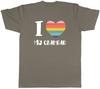 I Love my Grandad Rainbow Heart Unisexs TShirt Tee Gift Top