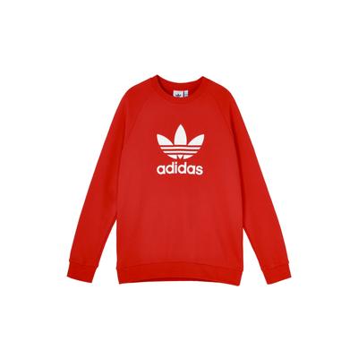 adidas Originals Trefoil Crew Neck Sweatshirt Мужской свитшот красный FM3781