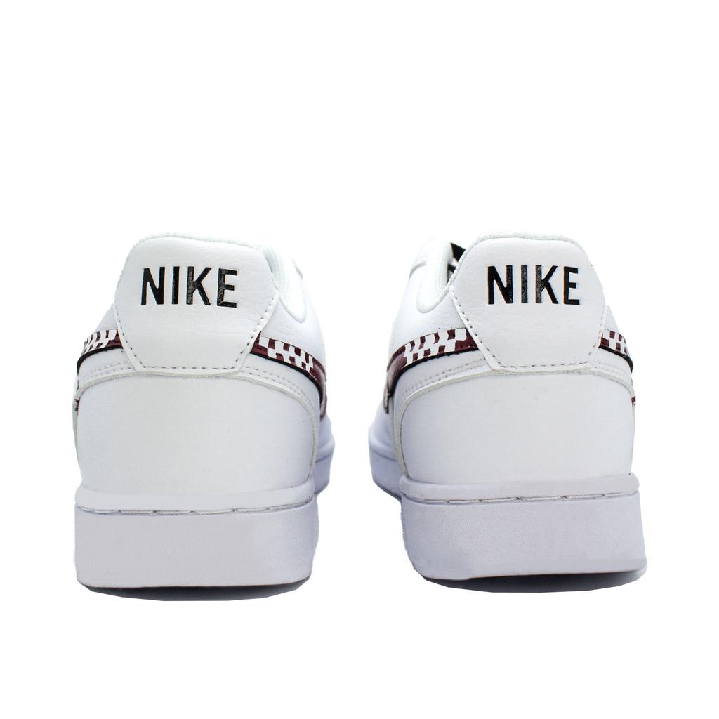 Nike Court Vision 85 Racing Leather Abrasion Resistant Low top Skateboard Shoes Unisex Red White DH2987-101(Team1308-85 )