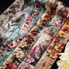 Alideco Masking Cute Retro Floral Collage Washi Adhesive Wide Stylish Masking Stickers 6-Pack Tape, Tape, Width, DIY, Tape, (qihuamanying)