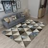 Modern Minimalist Geometric Living Room Carpet Home Bedroom Bedside Carpet Large-area Carpet Mat