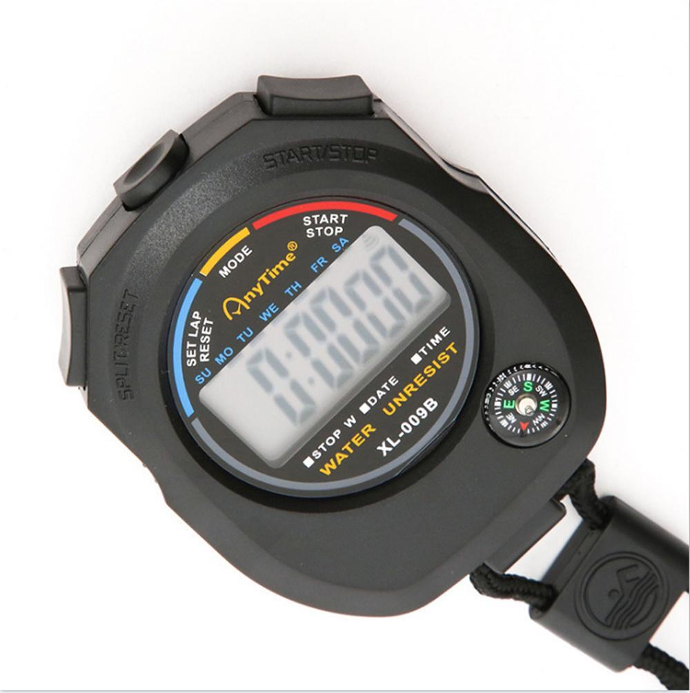 2PCS Handheld Stopwatch Sports Stopwatch Timer Coach Referee Special Waterproof