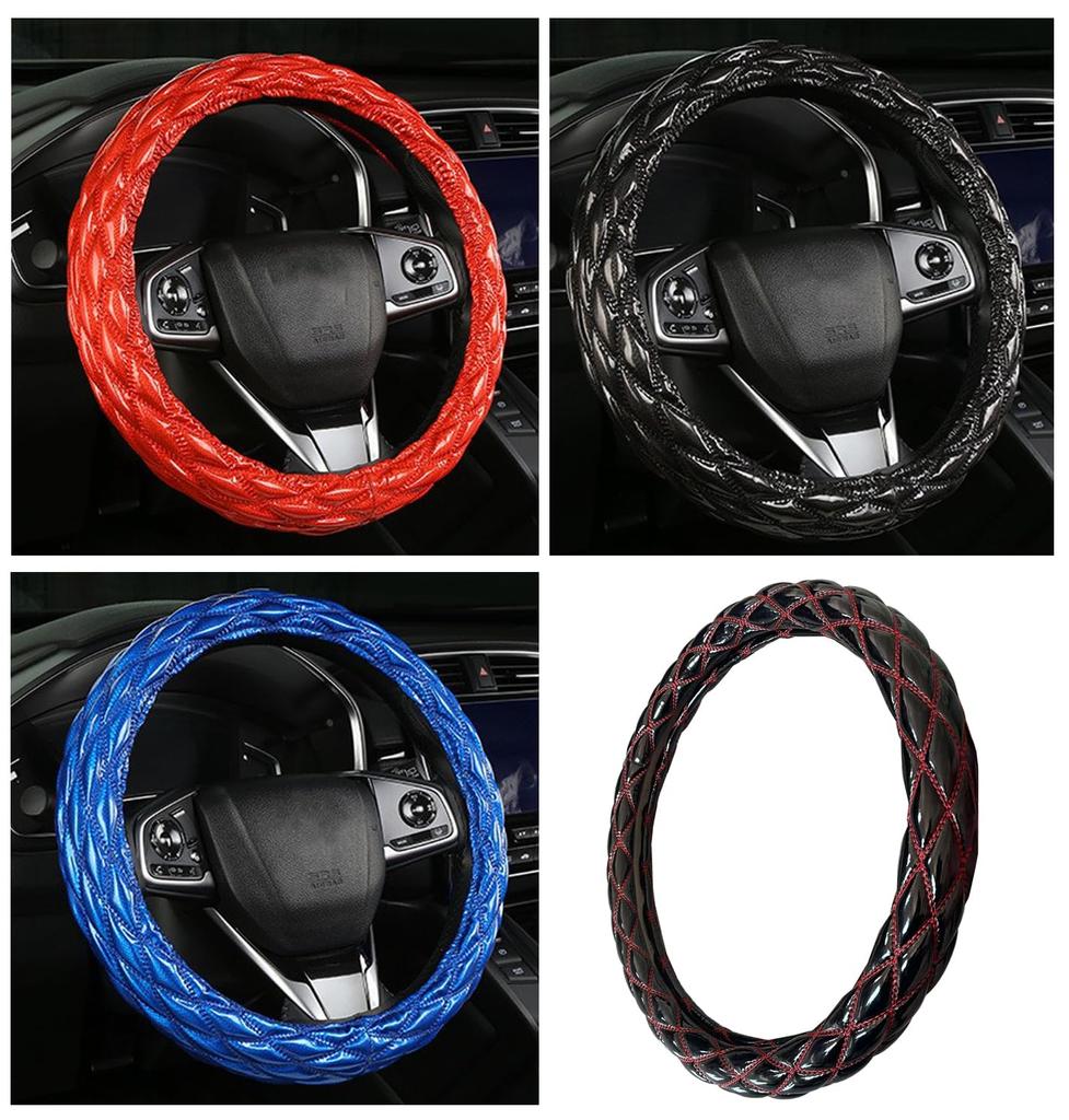 Steering Wheel Cover 40cm Large 4.6mm Thick Stretchable Dump Bus Steering Wheel Cover Steering