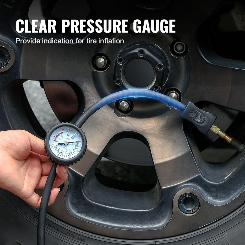 SucceBuy 10.6CFM Heavy Duty Air Compressor 30s Fast Inflation | Dual-Cylinder Portable Tire Inflator 12V 150PSI Offroad Air Pump