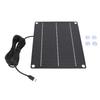 6W Solar Panel Charger Monocrystalline Solar Panel Kit for Phone Small Fans Outdoor Security Camera