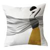 Design Beautiful Characters Series Pillowcase Pillow Car Cushion Sofa Pillow Nordic