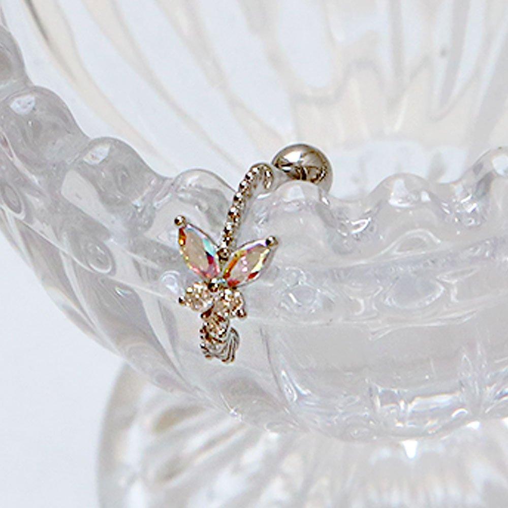 [1+1] Choose 1 of 3 Fashion Piercing Butterfly Dance (Single Side)