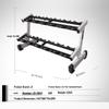 JUNXIA JX-3048 Double-Layer Dumbbell Rack
