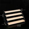 Acrylic Display Shelf Riser Wood Stand Perfume Rack Step Ladder