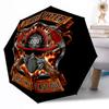 Fire Department Courage Outdoor Automatic Umbrella Retractable Design with 8-Rib Durability Lightweight Perfect Gift for Friends Family