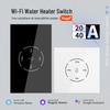 Умный WiFi-переключатель для водонагревателя 40А с голосовым управлением и сенсорным экраном (Стандарт США 20А)