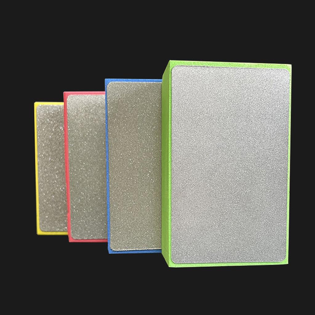 Diamond Hand Pad Sanding Block Sharp Glass Grinding Polishing Pad Sanding Block Backing Hand-Held Sanding Block for Tile