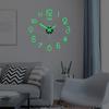 Minimally Quiet Luminous Acrylic Wall Clock, Study and Office DIY Clock, Creative and Personalized Digital Wall Sticker Clock