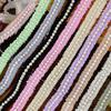 6yards/lot 2cm Wide Good Quality Beads Mesh Lace Trim Princess Skirt Dress Bedding Room Decorative