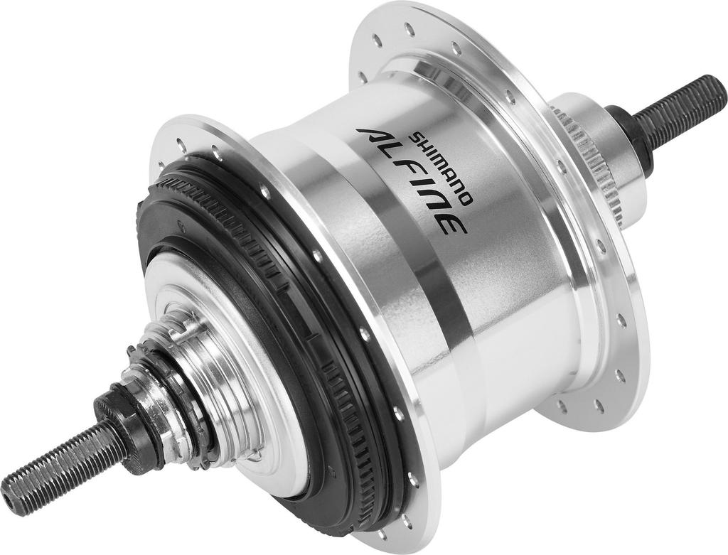 SHIMANO Внутренняя втулка скорости Silver 32H Вал 187 мм 135 мм Совместимость с ротором Center Lock ISGS700111BS ALFINE 11-скоростная SG-S7001 Длина OLD