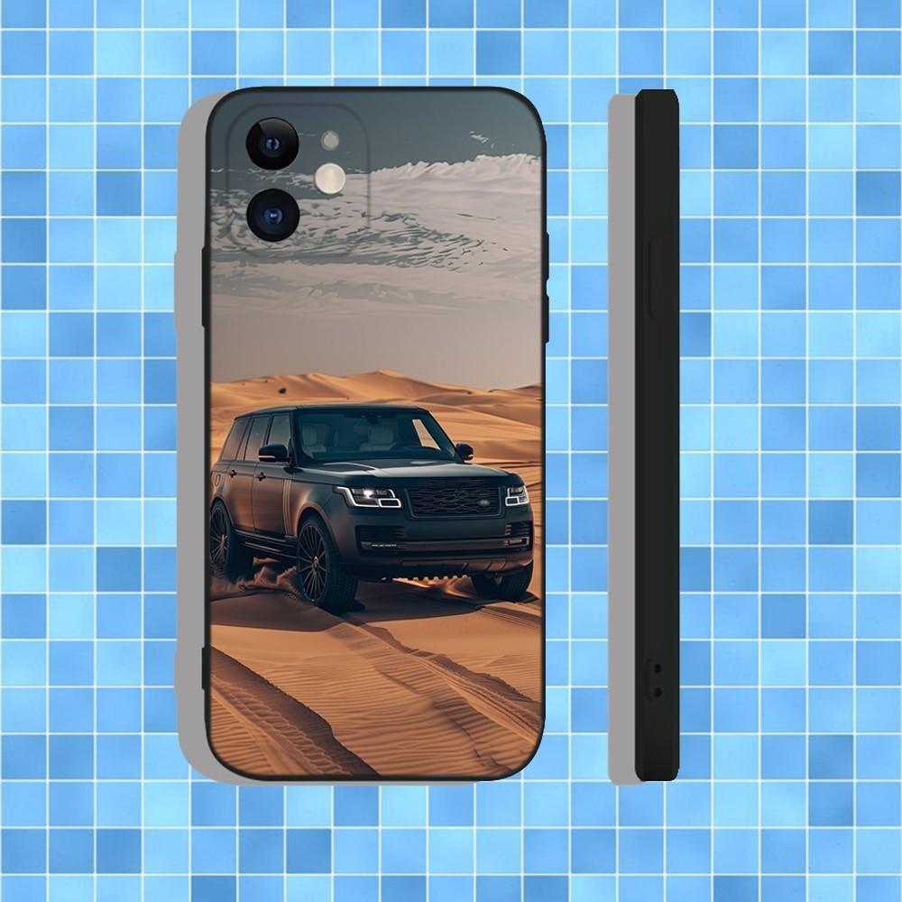 Чехол для телефона Range Roveres Sport R для iPhone 16,15,14,13,12,11,Pro,Max,Plus,X,XS,XR,SE,8,7,Mini, Мягкий силиконовый черный чехол