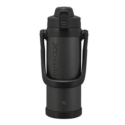 Бутылка для воды Zojirushi Mahobin Cool Bottle, большая емкость, спортивный кувшин, черный, 2,06 л, SD-BE20-BA