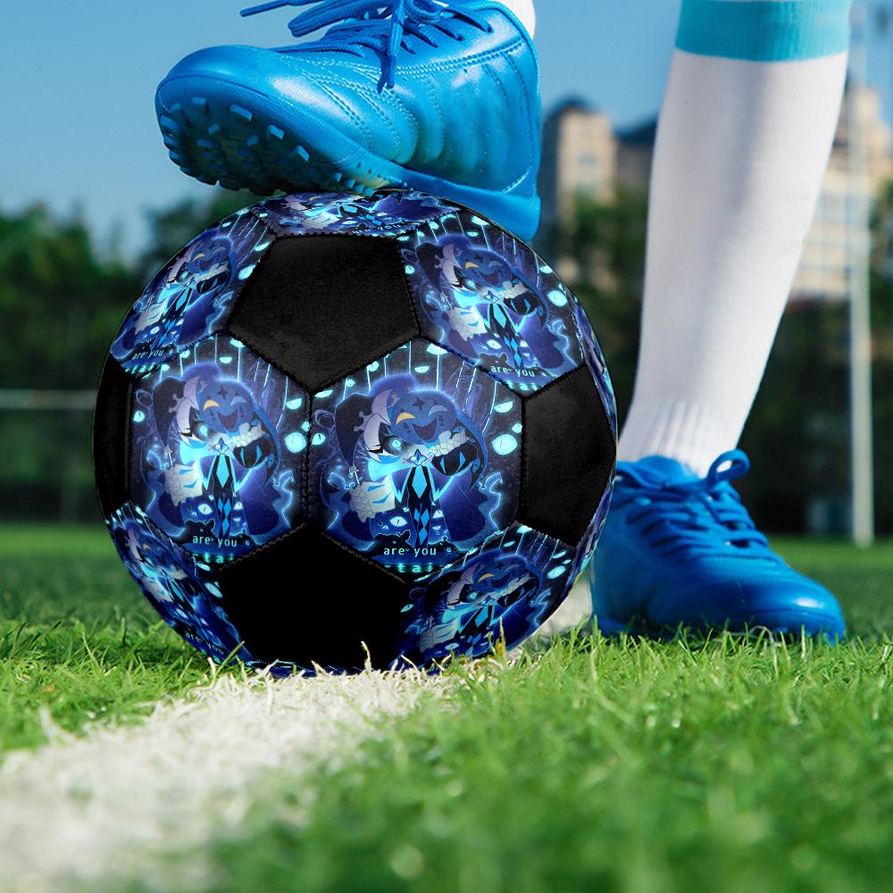 Shadow Milk Cookie Indoor Soccer Ball Colorful Machine Stitched PVC Size 5 Team Training Competition Ready Durable High-Bounce Cool Sports Gift