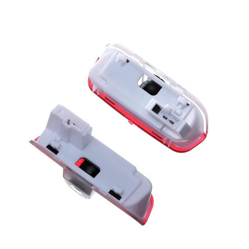 2PCS Car Door Welcome Lights Replaced Ghost Projector Shadow Lamps for Skoda Superb 2009-2018 Night Warning Logo Accessories gjbx97