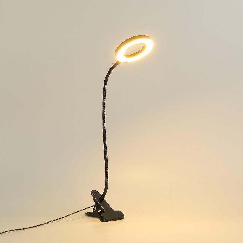 1 шт. Светодиодная настольная лампа Защита глаз Студенческая для чтения Маникюр Лицо Тату Вышивка Бровь Селфи Заполняющий свет Лупа Настольная лампа-клипса