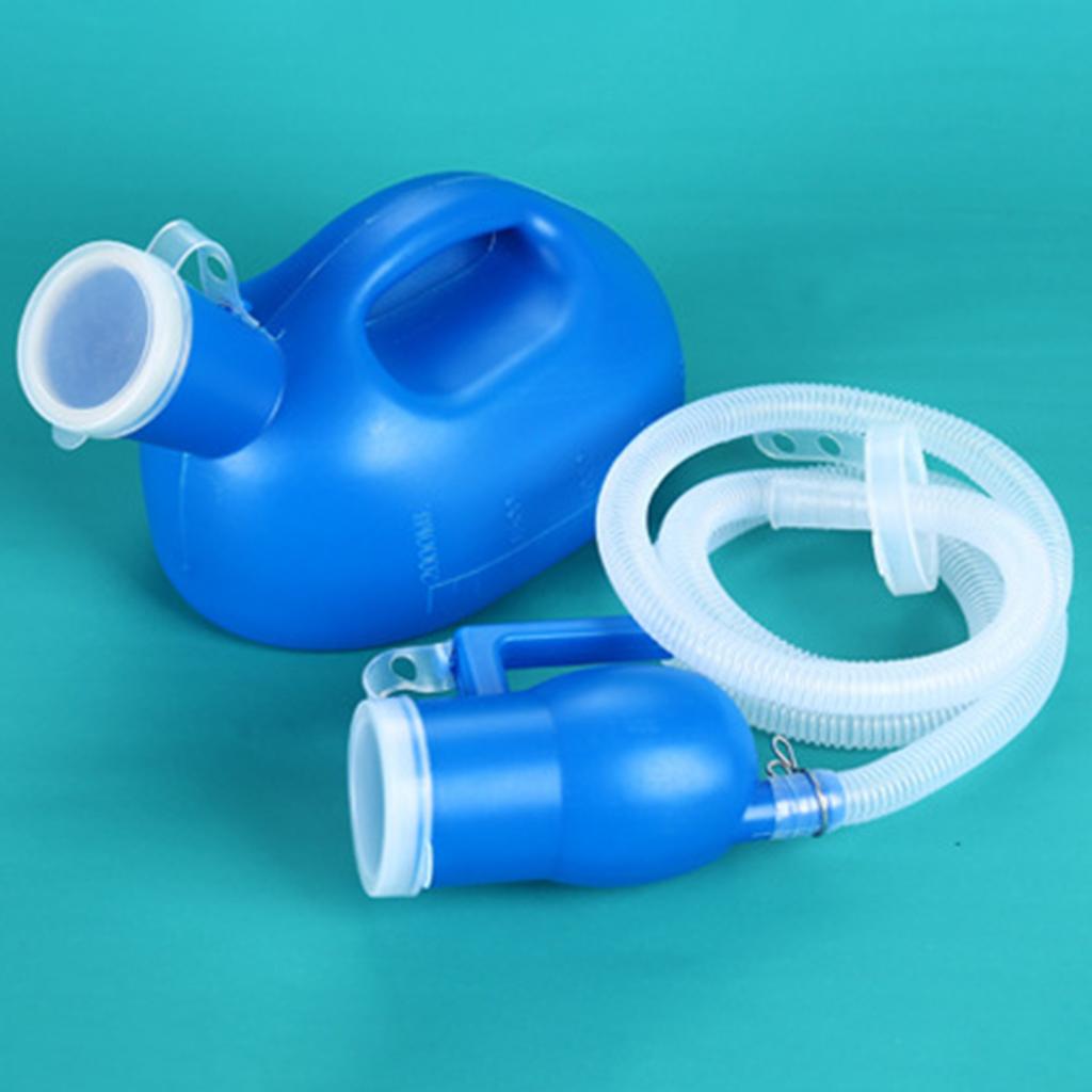 2L Portable Urinals for Men Spill Proof Reusable Male Pee Bottle for Outdoor Camping Car Travel Bed Emergency Urination Device 4