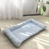 Pet Cooling Mat Dog Ice Silk Cooling Pad Washable Sleeping Mat Summer Dog Bed with Raised Edges for Cats Hot Days Use