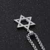 Star of David Pendant Necklace Stainless Steel Israel Jewish David's Star Necklace