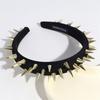 Rivets Headwear Silver Headdress Fashion Hair Bands  Women Girls