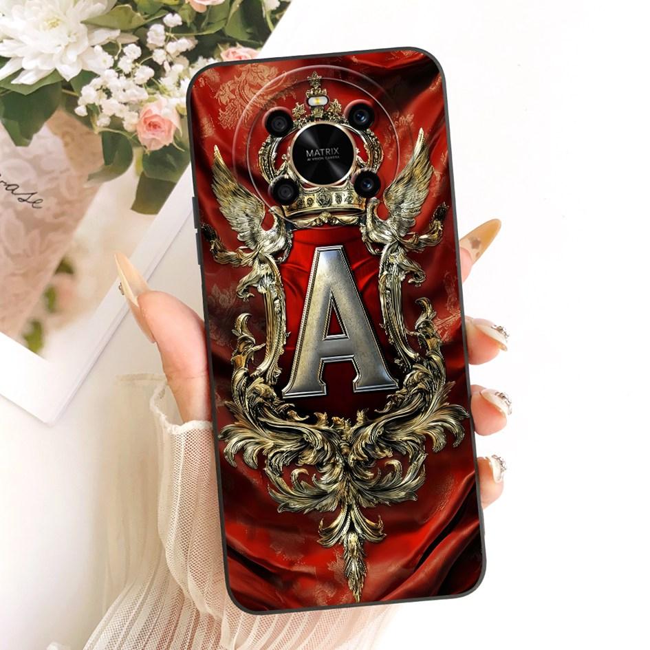 Чехол для Honor X9 5G Модный с начальными буквами и короной Мягкий силикон Защитная крышка для объектива Для Honor Magic 4 Lite Чехол HonorX9 Capa