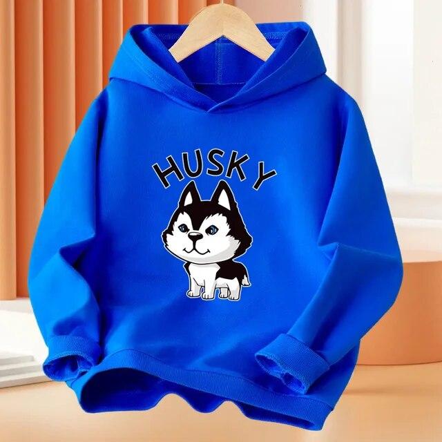 Детские толстовки с забавным милым котом и принтом животных, пальто с капюшоном, модная спортивная одежда на весну и осень для мальчиков и девочек