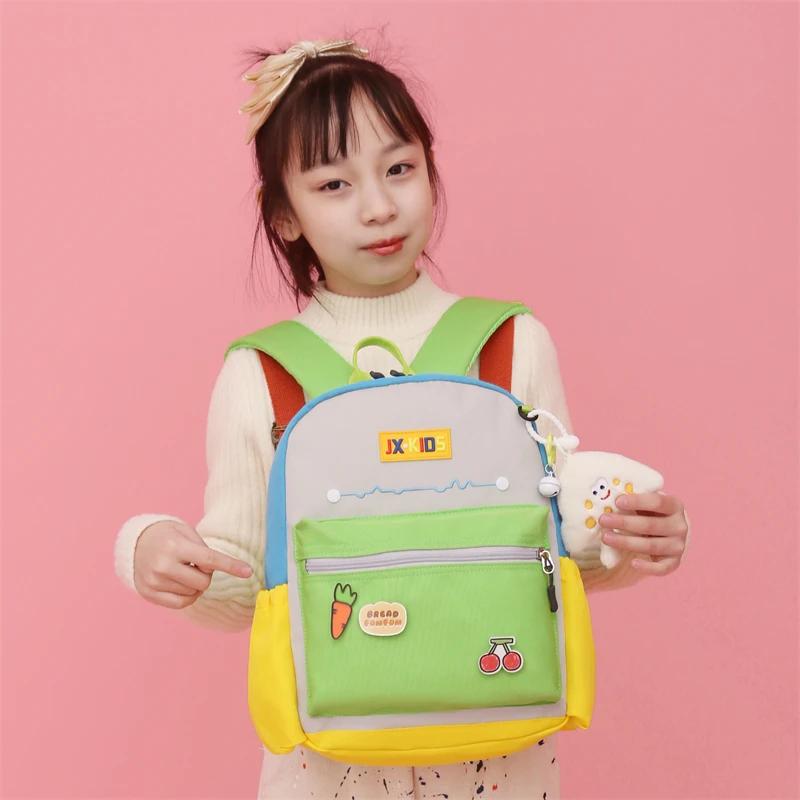 Мягкая задняя молния школьные сумки для женщин удобные для переноски нейлоновые снижение нагрузки детская сумка высокое качество мода