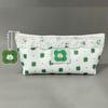 Vintage Floral Lace Spliced Large Capacity Student Pencil Case Storage Bag