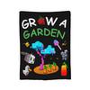 Game Thumb a Green Garden Grow Grow a Garden Knitted Blankets Velvet Lightweight Thin Throw Blanket for Airplane Travel Bed Rug