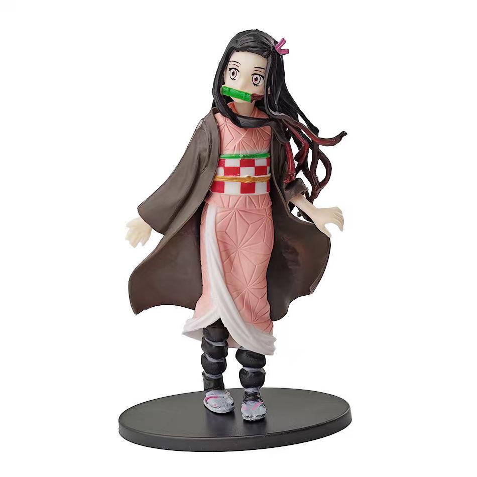 Аниме 16 см Клинок, рассекающий демонов Kimetsu No Yaiba Фигурка Камадо Танджиро Фигурка Актёра Агацума Зеницу Незуко Воин ПВХ Модель Игрушки ААА