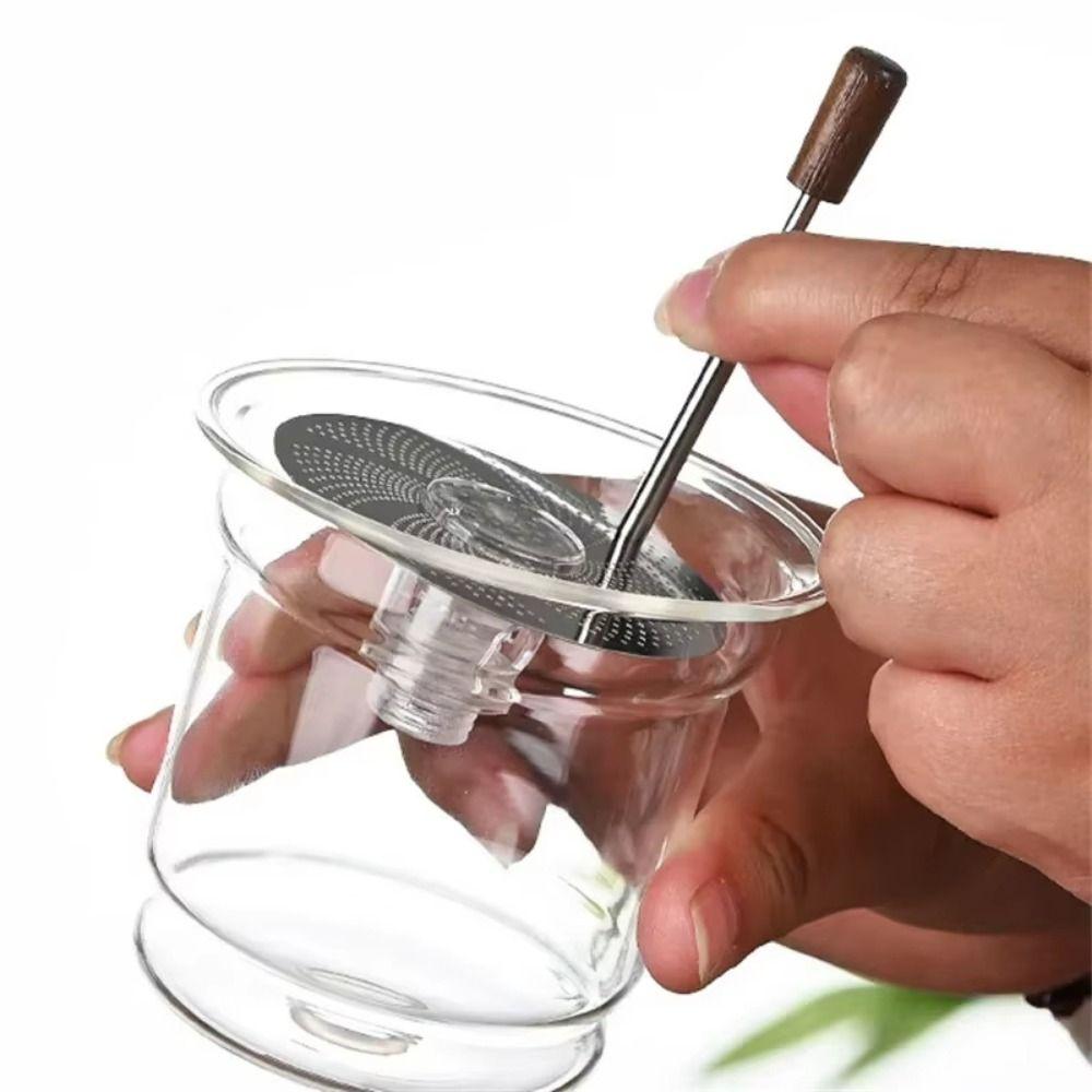 Heat Resistant Tea Pot with Infusers 750ml One-button Filtering Teapot  Drinkware