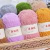 Soft Towel Threads Hand Knitting Coral Velvet Scarf Sweater Fluffy Wool Yarn Thicken Line 50g/Ball DIY Dolls Chenille Yarn