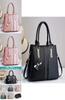 Chic Pu Fashion Handbag For Moms With Compartments And Color Block Design Ideal For Daily Use