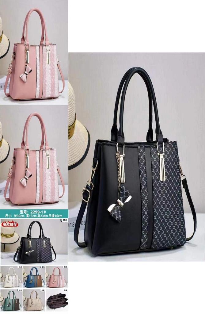 Chic Pu Fashion Handbag For Moms With Compartments And Color Block Design Ideal For Daily Use
