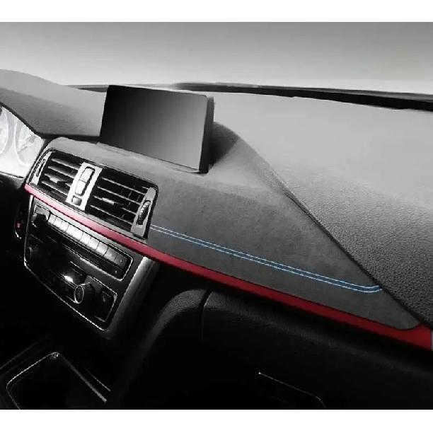 For BMW F32 F30 F34 Dashboard Panel Car Interior Instrument Trim Covers Made of Alcantara Decorative Sticker Tuning Accessories