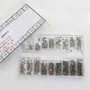 18 Различных Размеров Инструмент для Ремонта Часов Коробка для Винтов Задней Крышки Часов Винт для Обслуживания Часов Крестовой Маленький Винт Винт для Очков