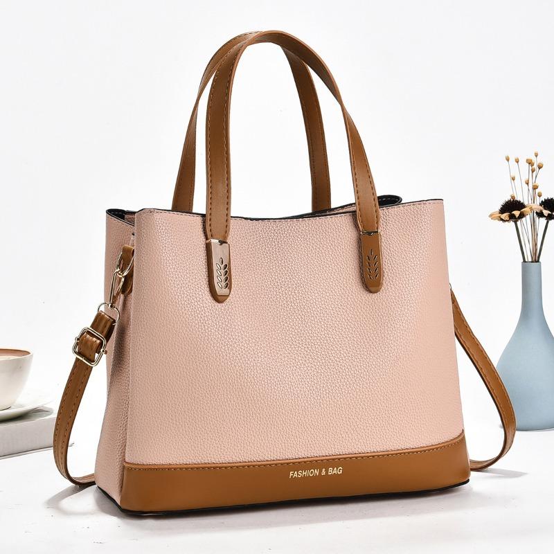 Fashionable Women's Shoulder Bag Hot Sale of The Season New Style Versatile Handbag PU Leather Large Capacity Female Tote Sac