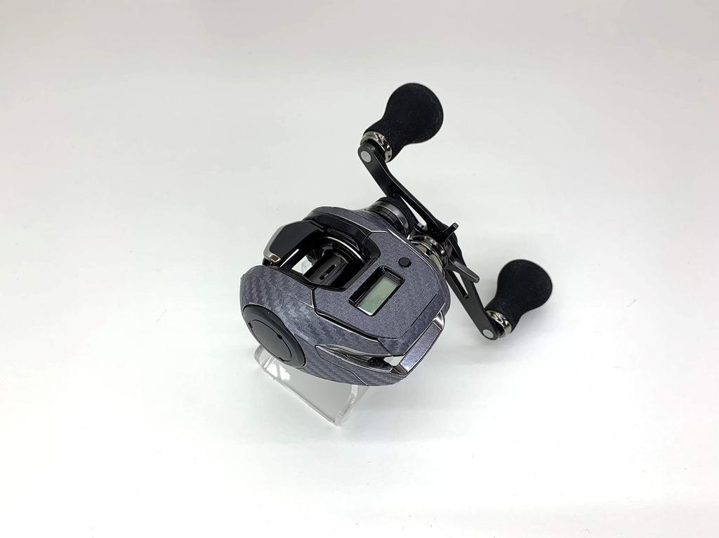 CUSTOM Custom Decal for YOROI 18 Engetsu Premium Baitcasting Scratch Protection SEAT.JP Reel, (Silver, Right-Handed)